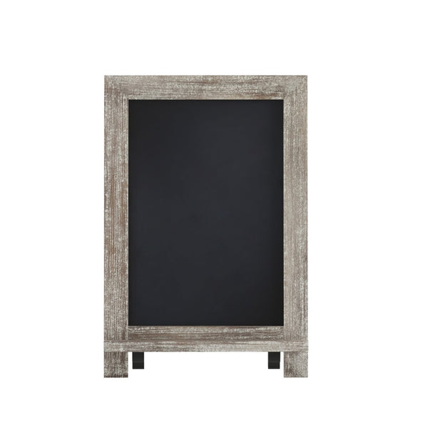 English Elm Canterbury Magnetic Chalkboard Sign with Scrolled Legs – Vintage Charm for Menu, Reminders & Events Weathered Brown 9.5"W x 1.88"D x 14"H HFKHD-GDI-CRE8-322315-GG