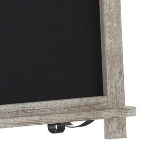 English Elm Canterbury Magnetic Chalkboard Sign with Scrolled Legs – Vintage Charm for Menu, Reminders & Events Weathered Brown 12"W x 1.88"D x 17"H HFKHD-GDI-CRE8-822315-GG