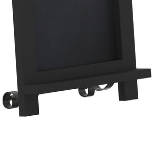 English Elm Canterbury Magnetic Chalkboard Sign with Scrolled Legs – Vintage Charm for Menu, Reminders & Events Black 9.5"W x 1.88"D x 14"H HFKHD-GDIS-CRE8-222315-GG