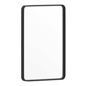 English Elm Janinne Decorative Wall Mirror - Modern Minimalist Design, Versatile Mounting for Any Space Decor Black 20"W x 30"L HFMHD-GDI-CRE8-212315-GG