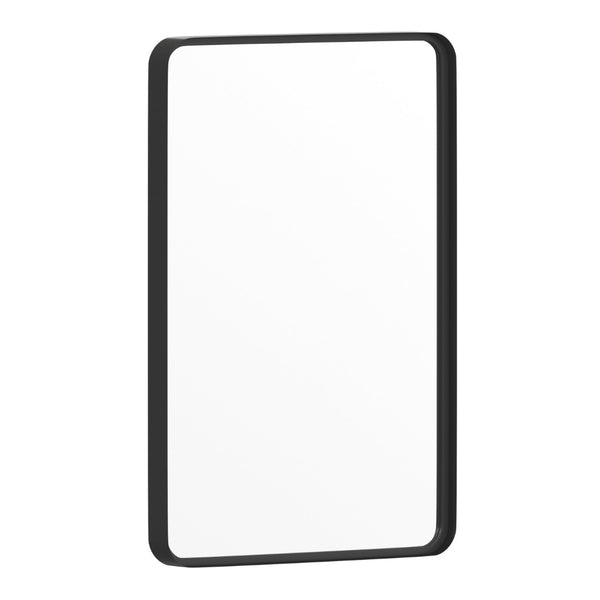 English Elm Janinne Decorative Wall Mirror - Modern Minimalist Design, Versatile Mounting for Any Space Decor Black 20"W x 30"L HFMHD-GDI-CRE8-212315-GG