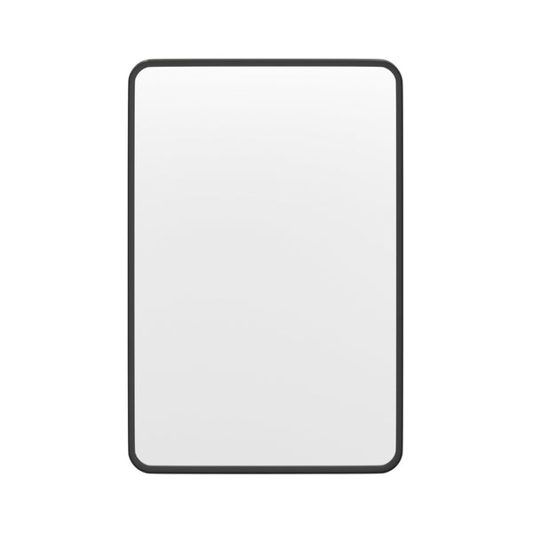 English Elm Janinne Decorative Wall Mirror - Modern Minimalist Design, Versatile Mounting for Any Space Decor Black 20"W x 30"L HFMHD-GDI-CRE8-212315-GG