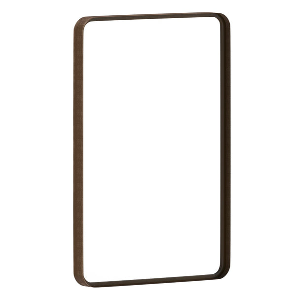 English Elm Janinne Decorative Wall Mirror - Modern Minimalist Design, Versatile Mounting for Any Space Decor Brushed Bronze 20"W x 30"L HFMHD-GDI-CRE8-312315-GG