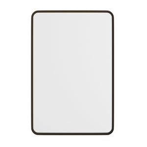 English Elm Janinne Decorative Wall Mirror - Modern Minimalist Design, Versatile Mounting for Any Space Decor Brushed Bronze 20"W x 30"L HFMHD-GDI-CRE8-312315-GG