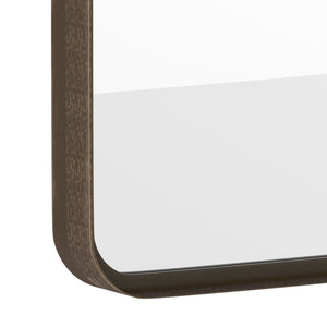 English Elm Janinne Decorative Wall Mirror - Modern Minimalist Design, Versatile Mounting for Any Space Decor Brushed Bronze 20"W x 30"L HFMHD-GDI-CRE8-312315-GG