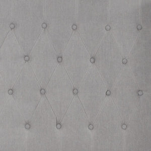 English Elm Riverdale Elegant Tufted Upholstered Platform Bed - Stylish Modern Design for Ultimate Comfort Light Gray In Stock. Usually ships in 24 - 48 business hours HG-42-GG