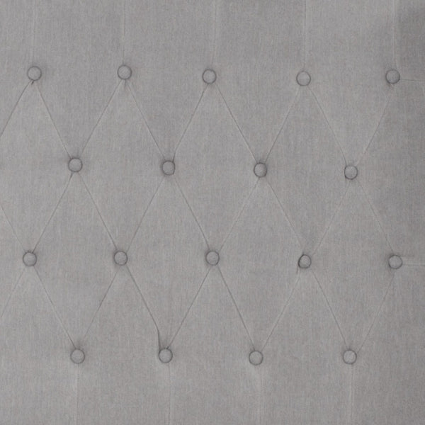 English Elm Riverdale Elegant Tufted Upholstered Platform Bed - Stylish Modern Design for Ultimate Comfort Light Gray In Stock. Usually ships in 24 - 48 business hours HG-42-GG