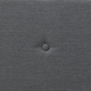 English Elm Tribeca Full Size Tufted Upholstered Platform Bed with CertiPUR-US Certified Pocket Spring Mattress Dark Gray HG-BM10-32-GG