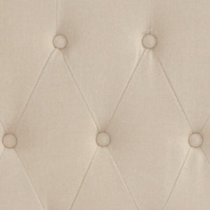 English Elm Riverdale Queen Size Tufted Platform Bed & Hybrid Mattress Set – Elegant Sleep Solution for Your Home Beige HG-BMF-35-GG