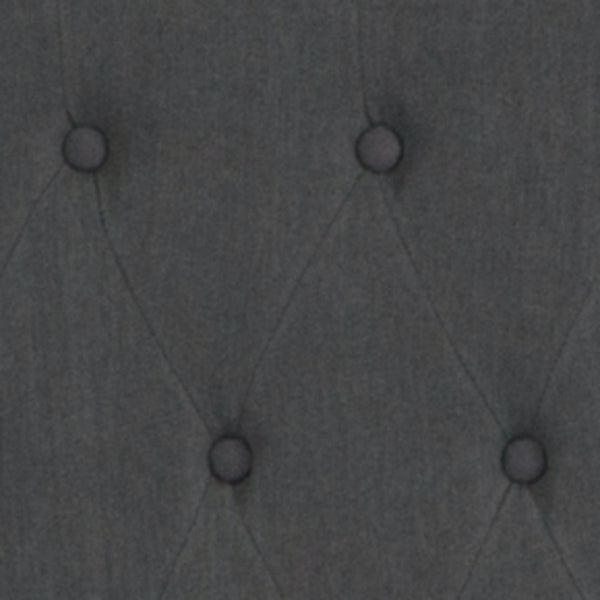 English Elm Riverdale Queen Size Tufted Platform Bed & Hybrid Mattress Set – Elegant Sleep Solution for Your Home Dark Gray HG-BMF-47-GG