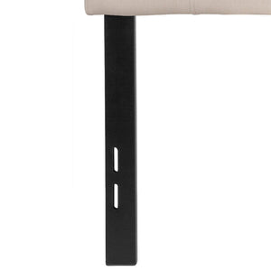 English Elm Bedford Tufted Upholstered Full Size Headboard for Elegant Bedroom Style and Comfortable Support Beige In Stock. Usually ships in 24 - 48 business hours HG-HB1704-F-B-GG