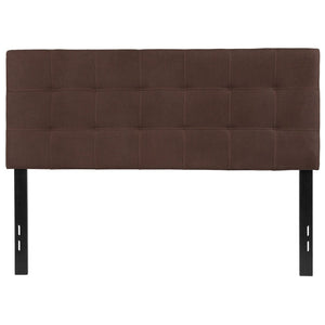 English Elm Bedford Tufted Upholstered Full Size Headboard for Elegant Bedroom Style and Comfortable Support Dark Brown In Stock. Usually ships in 24 - 48 business hours HG-HB1704-F-DBR-GG