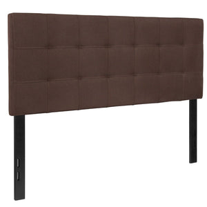 English Elm Bedford Tufted Upholstered Full Size Headboard for Elegant Bedroom Style and Comfortable Support Dark Brown In Stock. Usually ships in 24 - 48 business hours HG-HB1704-F-DBR-GG