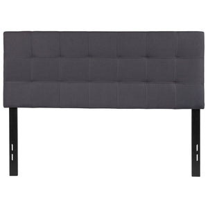 English Elm Bedford Tufted Upholstered Full Size Headboard for Elegant Bedroom Style and Comfortable Support Dark Gray In Stock. Usually ships in 24 - 48 business hours HG-HB1704-F-DG-GG