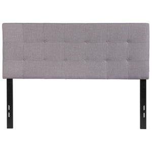 English Elm Bedford Tufted Upholstered Full Size Headboard for Elegant Bedroom Style and Comfortable Support Light Gray In Stock. Usually ships in 24 - 48 business hours HG-HB1704-F-LG-GG
