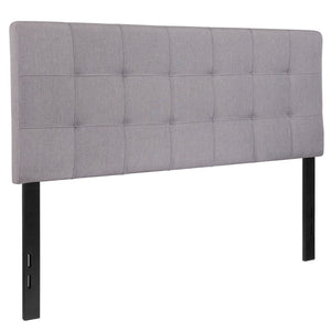 English Elm Bedford Tufted Upholstered Full Size Headboard for Elegant Bedroom Style and Comfortable Support Light Gray In Stock. Usually ships in 24 - 48 business hours HG-HB1704-F-LG-GG