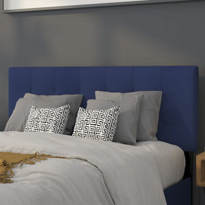 English Elm Bedford Tufted Upholstered Full Size Headboard for Elegant Bedroom Style and Comfortable Support Navy In Stock. Usually ships in 24 - 48 business hours HG-HB1704-F-N-GG