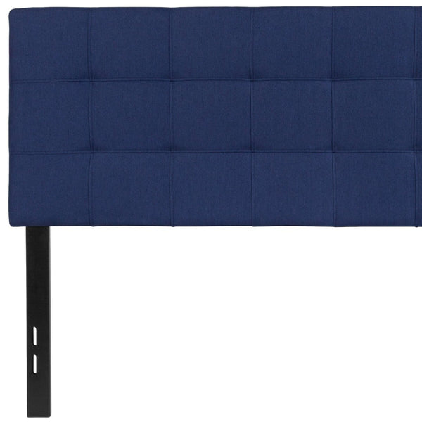 English Elm Bedford Tufted Upholstered Full Size Headboard for Elegant Bedroom Style and Comfortable Support Navy In Stock. Usually ships in 24 - 48 business hours HG-HB1704-F-N-GG