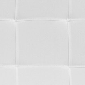 English Elm Bedford Tufted Upholstered Full Size Headboard for Elegant Bedroom Style and Comfortable Support White In Stock. Usually ships in 24 - 48 business hours HG-HB1704-F-W-GG