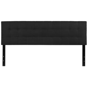 English Elm Bedford Tufted Upholstered Full Size Headboard for Elegant Bedroom Style and Comfortable Support Black In Stock. Usually ships in 24 - 48 business hours HG-HB1704-K-BK-GG