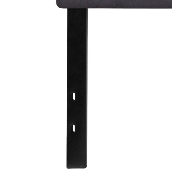 English Elm Bedford Tufted Upholstered Full Size Headboard for Elegant Bedroom Style and Comfortable Support Dark Gray In Stock. Usually ships in 24 - 48 business hours HG-HB1704-K-DG-GG