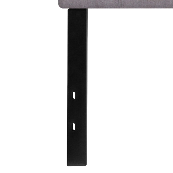 English Elm Bedford Tufted Upholstered Full Size Headboard for Elegant Bedroom Style and Comfortable Support Light Gray In Stock. Usually ships in 24 - 48 business hours HG-HB1704-K-LG-GG