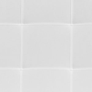 English Elm Bedford Tufted Upholstered Full Size Headboard for Elegant Bedroom Style and Comfortable Support White In Stock. Usually ships in 24 - 48 business hours HG-HB1704-K-W-GG