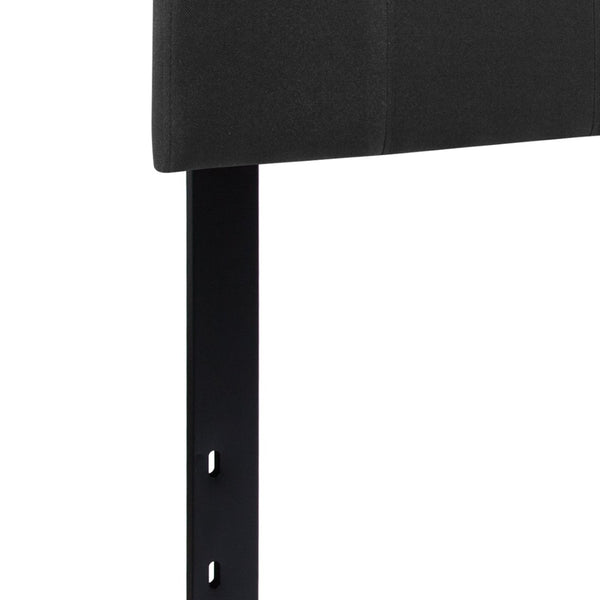 English Elm Bedford Tufted Upholstered Full Size Headboard for Elegant Bedroom Style and Comfortable Support Black In Stock. Usually ships in 24 - 48 business hours HG-HB1704-Q-BK-GG