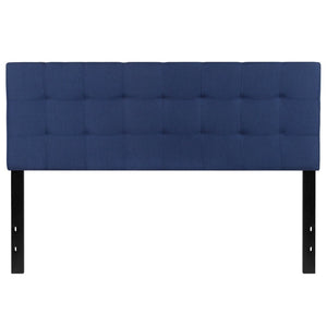 English Elm Bedford Tufted Upholstered Full Size Headboard for Elegant Bedroom Style and Comfortable Support Navy In Stock. Usually ships in 24 - 48 business hours HG-HB1704-Q-N-GG