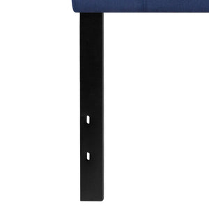 English Elm Bedford Tufted Upholstered Full Size Headboard for Elegant Bedroom Style and Comfortable Support Navy In Stock. Usually ships in 24 - 48 business hours HG-HB1704-Q-N-GG