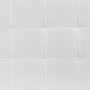 English Elm Bedford Tufted Upholstered Full Size Headboard for Elegant Bedroom Style and Comfortable Support White In Stock. Usually ships in 24 - 48 business hours HG-HB1704-Q-W-GG