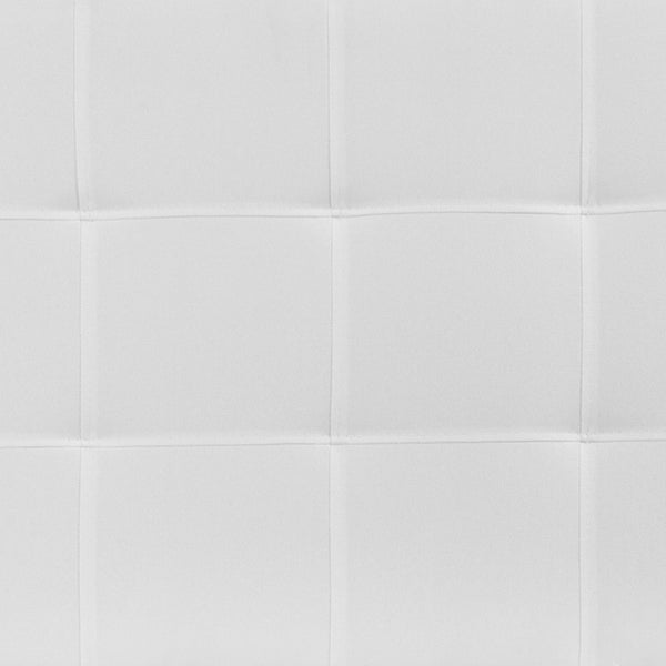 English Elm Bedford Tufted Upholstered Full Size Headboard for Elegant Bedroom Style and Comfortable Support White In Stock. Usually ships in 24 - 48 business hours HG-HB1704-Q-W-GG