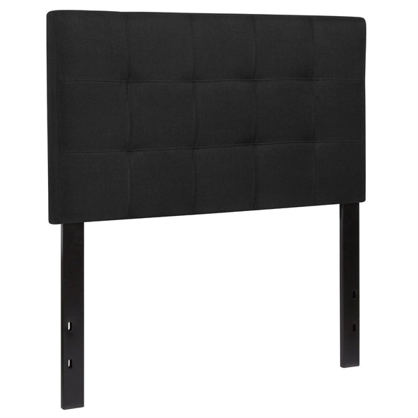 English Elm Bedford Tufted Upholstered Full Size Headboard for Elegant Bedroom Style and Comfortable Support Black In Stock. Usually ships in 24 - 48 business hours HG-HB1704-T-BK-GG