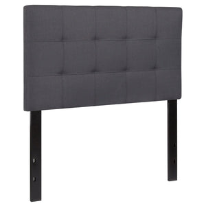 English Elm Bedford Tufted Upholstered Full Size Headboard for Elegant Bedroom Style and Comfortable Support Dark Gray In Stock. Usually ships in 24 - 48 business hours HG-HB1704-T-DG-GG