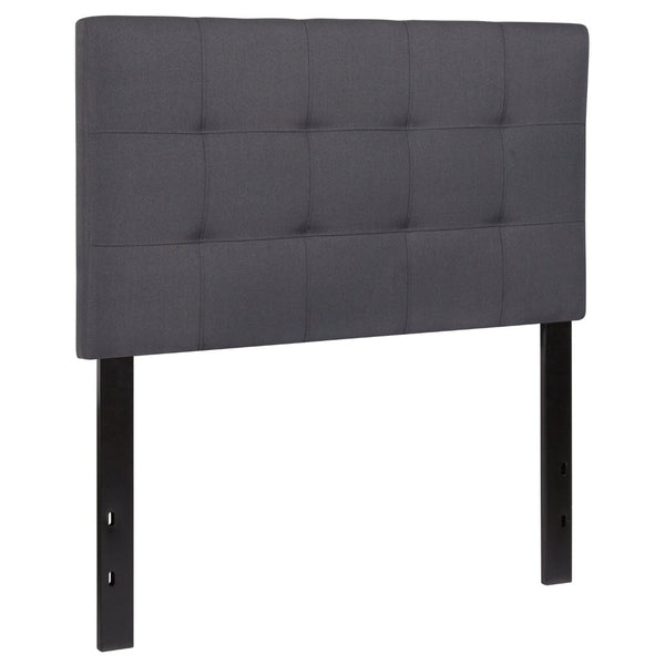 English Elm Bedford Tufted Upholstered Full Size Headboard for Elegant Bedroom Style and Comfortable Support Dark Gray In Stock. Usually ships in 24 - 48 business hours HG-HB1704-T-DG-GG