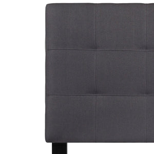 English Elm Bedford Tufted Upholstered Full Size Headboard for Elegant Bedroom Style and Comfortable Support Dark Gray In Stock. Usually ships in 24 - 48 business hours HG-HB1704-T-DG-GG