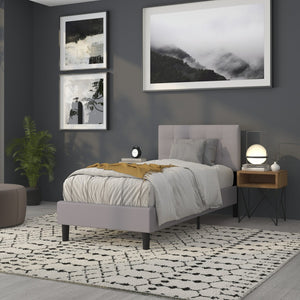 English Elm Bedford Tufted Upholstered Full Size Headboard for Elegant Bedroom Style and Comfortable Support Light Gray In Stock. Usually ships in 24 - 48 business hours HG-HB1704-T-LG-GG