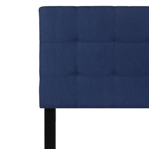 English Elm Bedford Tufted Upholstered Full Size Headboard for Elegant Bedroom Style and Comfortable Support Navy In Stock. Usually ships in 24 - 48 business hours HG-HB1704-T-N-GG