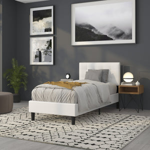 English Elm Bedford Tufted Upholstered Full Size Headboard for Elegant Bedroom Style and Comfortable Support White In Stock. Usually ships in 24 - 48 business hours HG-HB1704-T-W-GG