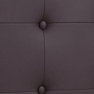 English Elm Lennox Tufted Upholstered Full Size Headboard for Stylish Bedroom Upgrade with Easy Assembly Brown HG-HB1705-F-BR-GG