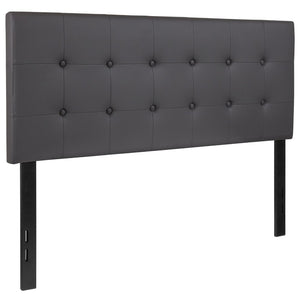 English Elm Lennox Tufted Upholstered Full Size Headboard for Stylish Bedroom Upgrade with Easy Assembly Gray In Stock. Usually ships in 24 - 48 business hours HG-HB1705-F-GY-GG