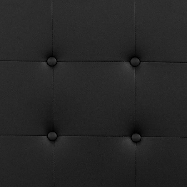 English Elm Lennox Tufted Upholstered Full Size Headboard for Stylish Bedroom Upgrade with Easy Assembly Black In Stock. Usually ships in 24 - 48 business hours HG-HB1705-K-BK-GG