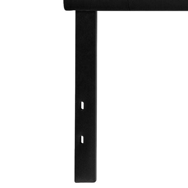 English Elm Lennox Tufted Upholstered Full Size Headboard for Stylish Bedroom Upgrade with Easy Assembly Black In Stock. Usually ships in 24 - 48 business hours HG-HB1705-K-BK-GG