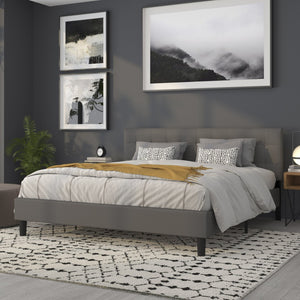 English Elm Lennox Tufted Upholstered Full Size Headboard for Stylish Bedroom Upgrade with Easy Assembly Gray In Stock. Usually ships in 24 - 48 business hours HG-HB1705-K-GY-GG