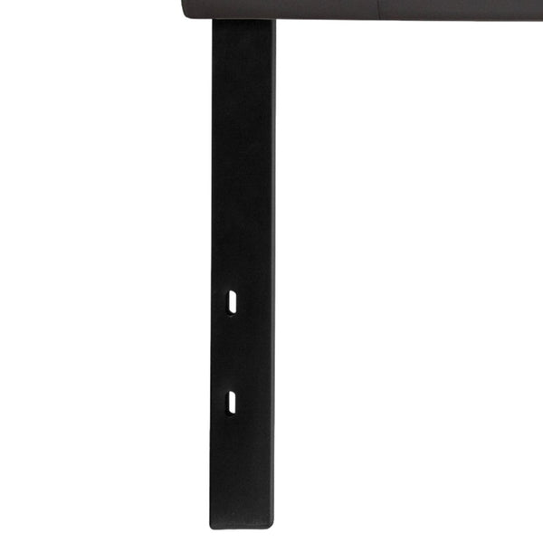 English Elm Lennox Tufted Upholstered Full Size Headboard for Stylish Bedroom Upgrade with Easy Assembly Gray In Stock. Usually ships in 24 - 48 business hours HG-HB1705-K-GY-GG