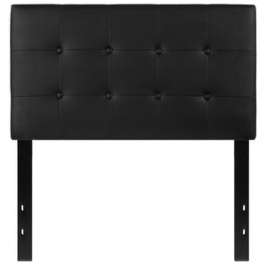 English Elm Lennox Tufted Upholstered Full Size Headboard for Stylish Bedroom Upgrade with Easy Assembly Black In Stock. Usually ships in 24 - 48 business hours HG-HB1705-T-BK-GG