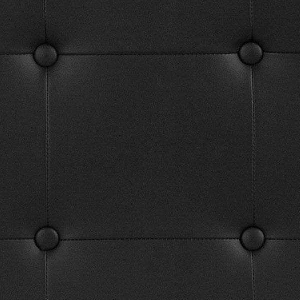 English Elm Lennox Tufted Upholstered Full Size Headboard for Stylish Bedroom Upgrade with Easy Assembly Black In Stock. Usually ships in 24 - 48 business hours HG-HB1705-T-BK-GG