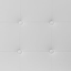 English Elm Lennox Tufted Upholstered Full Size Headboard for Stylish Bedroom Upgrade with Easy Assembly White In Stock. Usually ships in 24 - 48 business hours HG-HB1705-T-W-GG