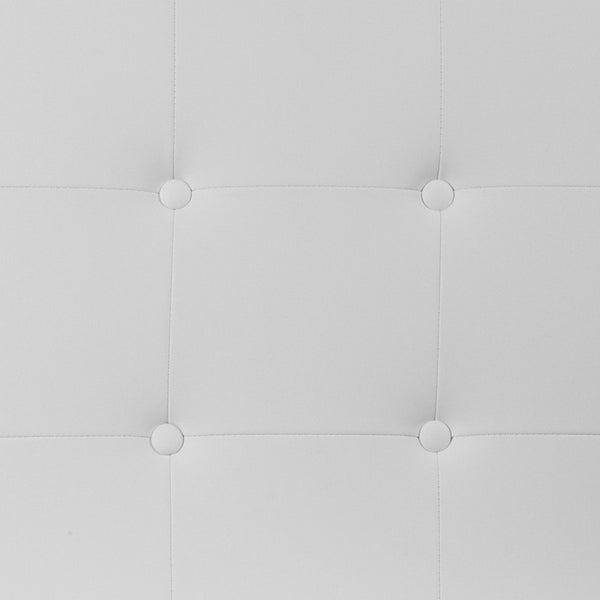 English Elm Lennox Tufted Upholstered Full Size Headboard for Stylish Bedroom Upgrade with Easy Assembly White In Stock. Usually ships in 24 - 48 business hours HG-HB1705-T-W-GG