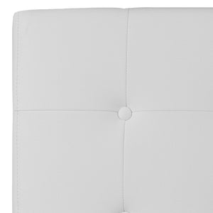 English Elm Lennox Tufted Upholstered Full Size Headboard for Stylish Bedroom Upgrade with Easy Assembly White In Stock. Usually ships in 24 - 48 business hours HG-HB1705-T-W-GG